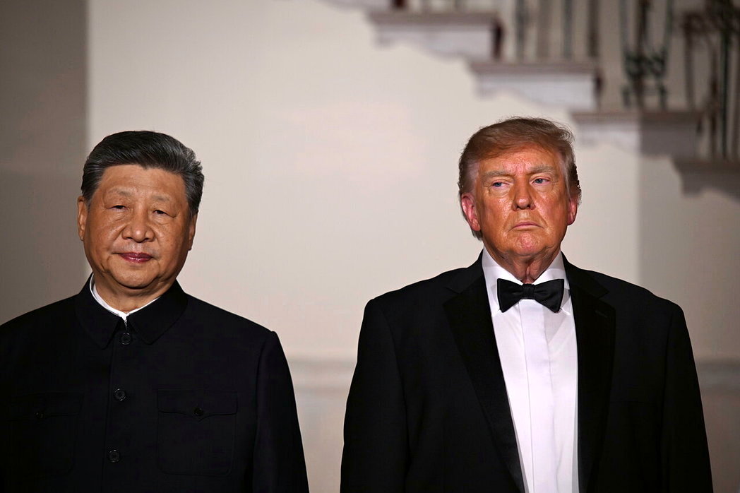 图为美国总统川普(右)和大陆国家主席习近平(左)24日在白宫会面,川习会后双方建... 图为美国总统川普(右)和大陆国家主席习近平(左)24日在白宫会面,川习会后双方建...